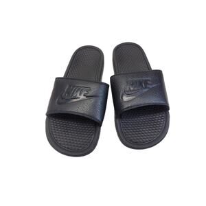 Nike Benassi JDI Triple Black Slides Slip-On Sandals 343880-001 Men’s Size 11